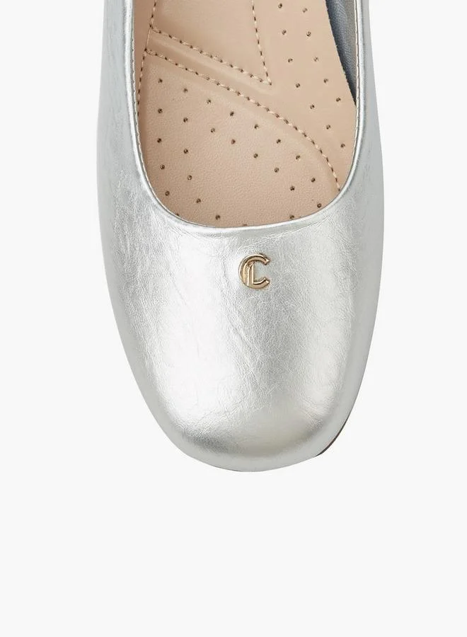 Le Confort SILVER Women Metal Accent Ballerina Shoes for Women | Best Price UAE