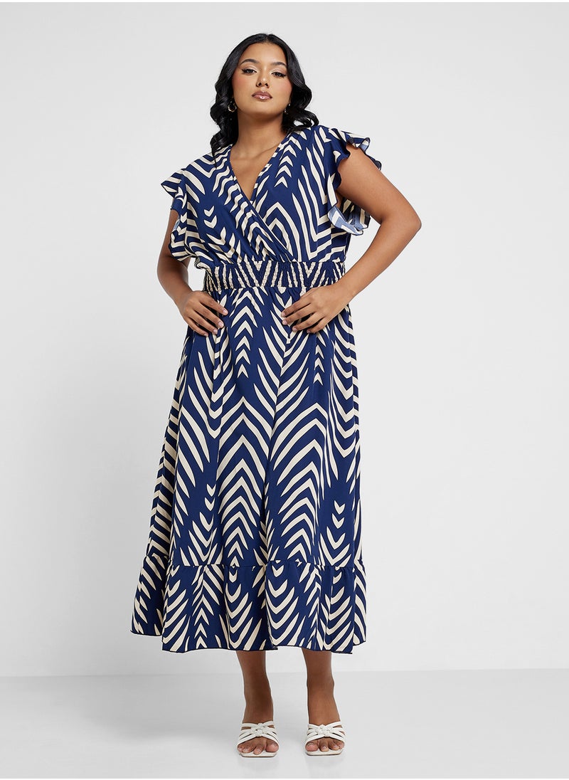 Ella Plus Printed Dress  - Image 1