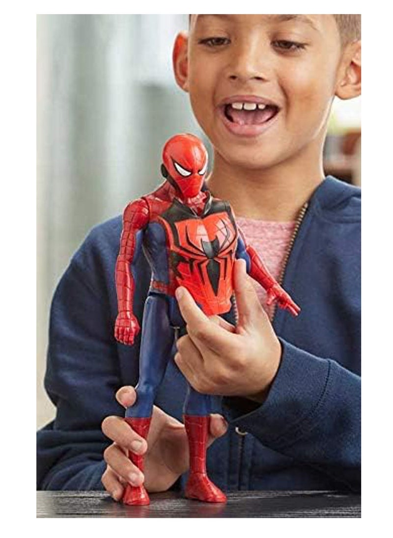 General - Spiderman titan hero - Blast Gear- When kids connect the Titan Hero Blast Gear launcher to this figure arm or back port, they can launch projectiles - Image 1