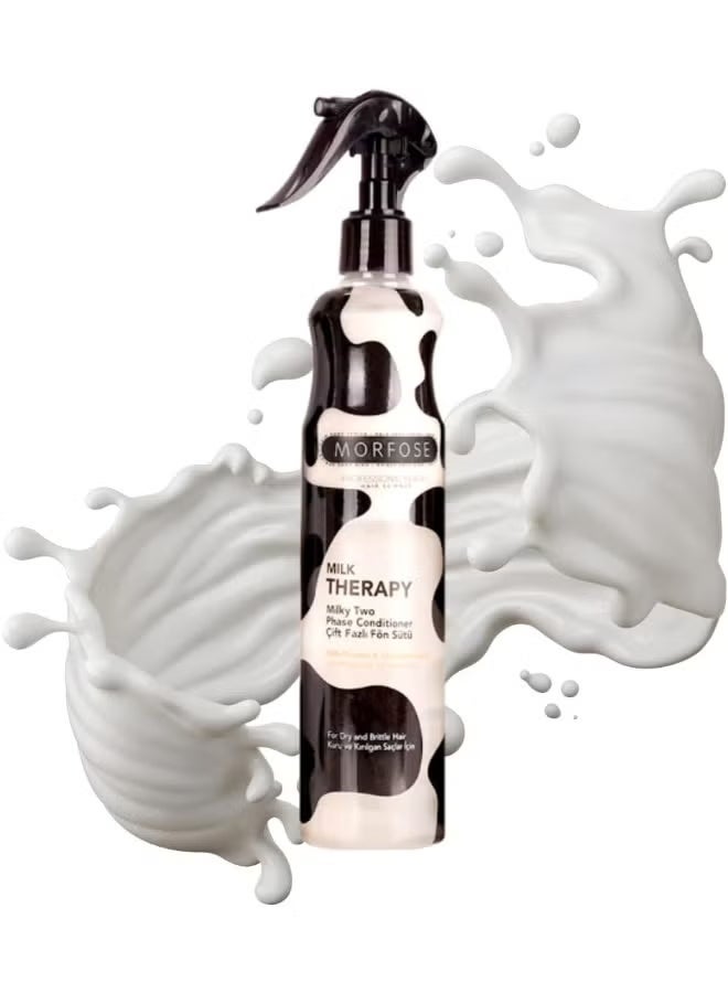 Morfose Pro Milk Therapy Milky Two Phase Conditioner- 13.52 oz / 400ml - Image 1