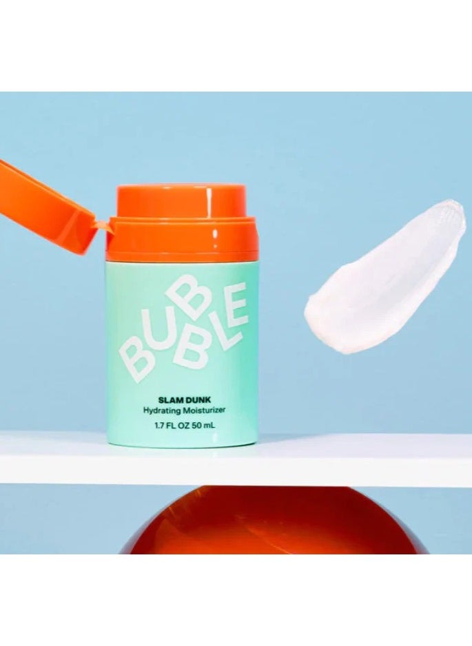 Bubble - Bubble Skincare Slam Dunk Face Moisturizer - Hydrating Face Cream for Dry Skin Made with Vitamin E + Aloe Vera Juice for a Glowing Complexion - Skin Care with Blue Light Protection (50ml) - Image 1