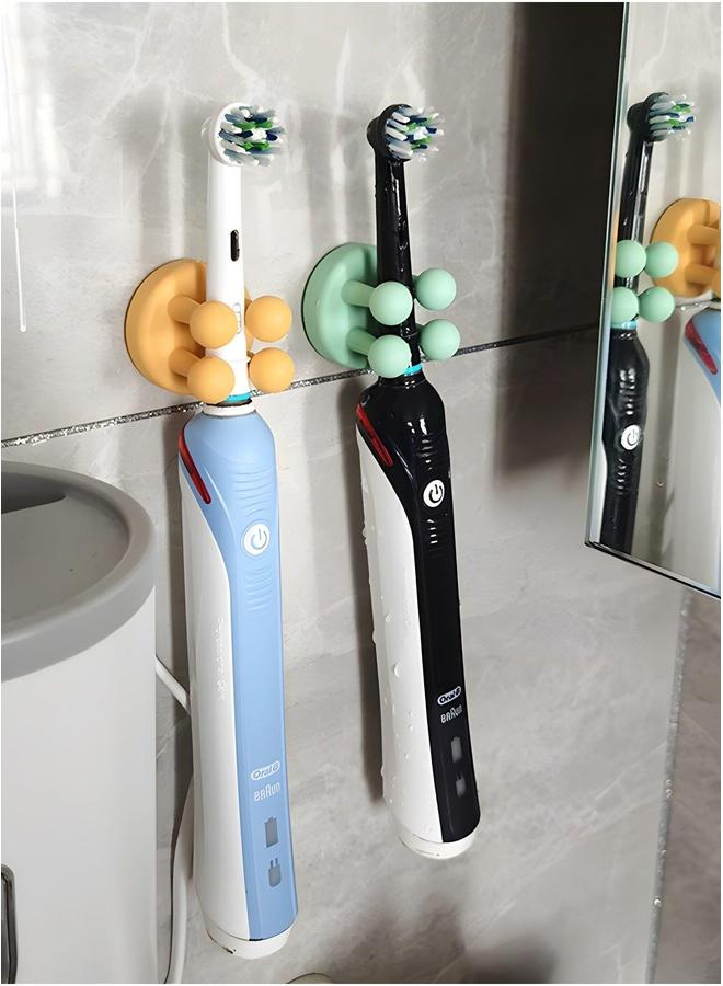 UNUNS Hooks Holders,6 Pcs Silicone Toothbrush Holders Wall Mounted,Tavel Holders,Towel For Bathroom,Mixcolor Single Hook Hanging Key,Kitchen Bathroom Home Office Camper Must Haves  - Image 5