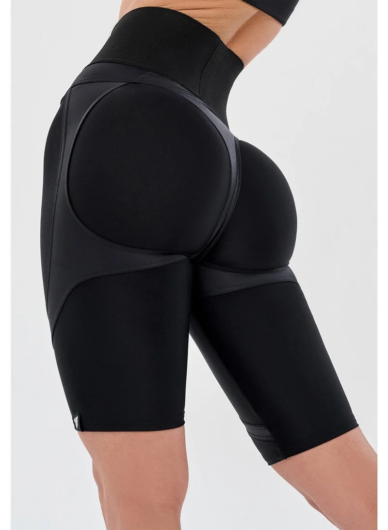 Extra Cycling Corsage High Waist Biker Gym Shorts for Women