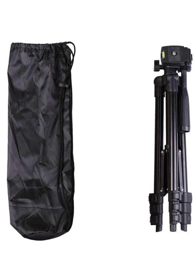 Generic Flexible Tripod, 110cm Extendable Tripod for iPhone with Remote,Travel Camera stand with Carry Bag,Universal Phone Tripod for Video Recording/TikTok/YouTube  - Image 5