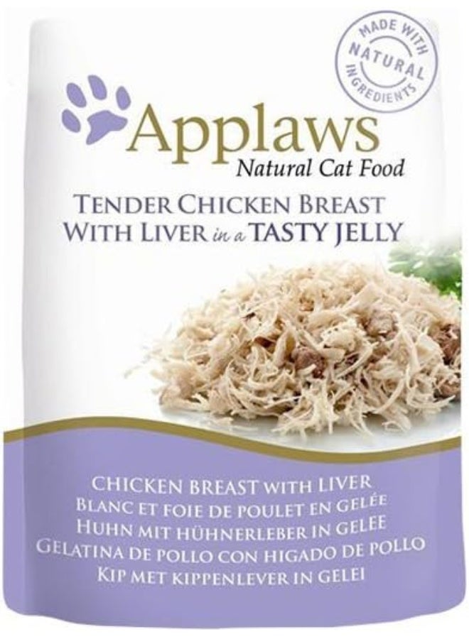 Applaws Cat Chicken With Liver 70G Jelly Pouch