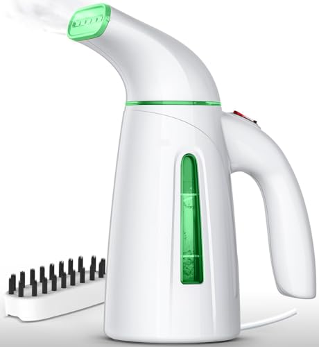 OGHom Steamer for Clothes, Portable Handheld Clothing Garment Steamer, 240ml Large Capacity 700W Travel Steam Iron 30 Second Fast Heat Up (Soft Green) - Image 1