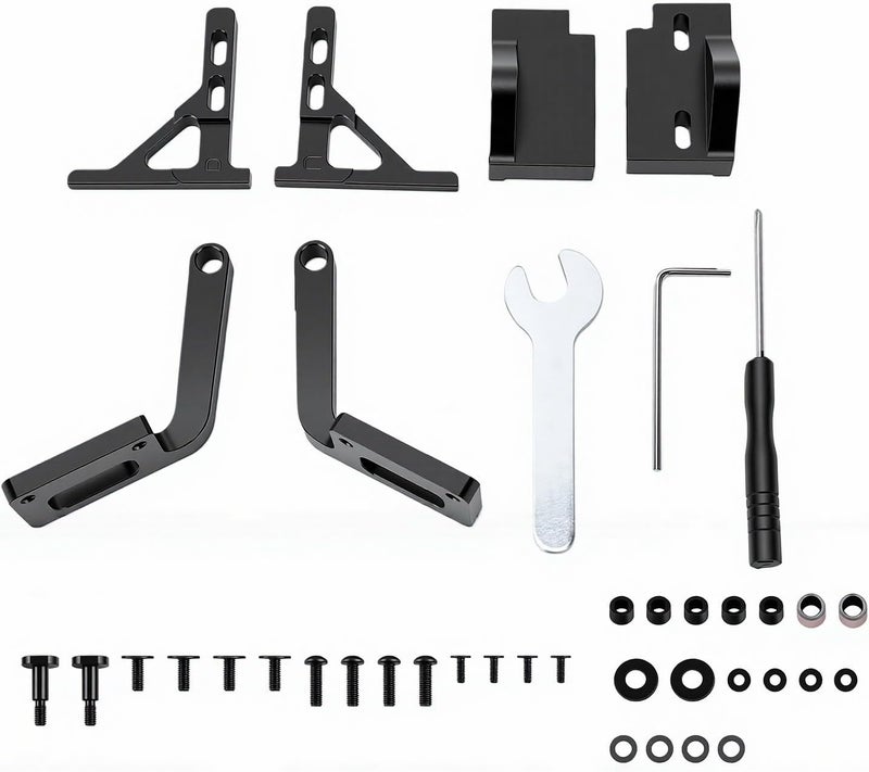 FTVOGUE 3D Printer Door Hinge Kit 180 270 Degree Adjustable CNC Metal Hinge Replacement for Lab with Stopper for Maintenance Bed Cleaning - Image 5