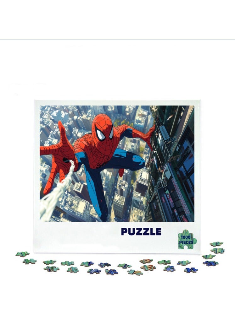 Anna 1000 Piece Colorful Spider Man Puzzles Fun Anime Jigsaw Challenge - Image 2