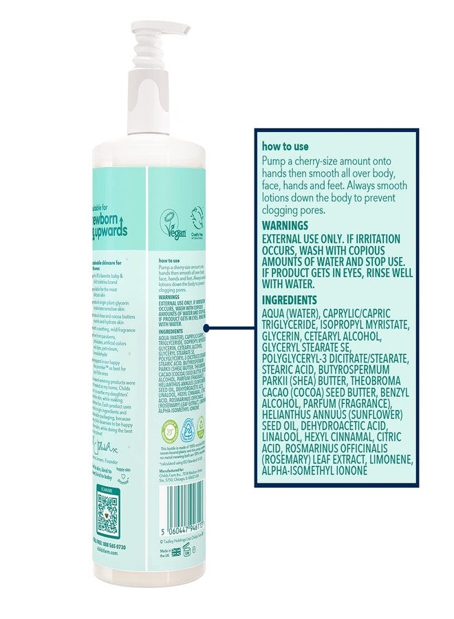 Childs Farm, Baby Lotion for Sensitive Skin, Moisturizer for Dry Skin, 16.9 oz, Lightly Fragranced, Vegan, Cruelty-Free - Image 2