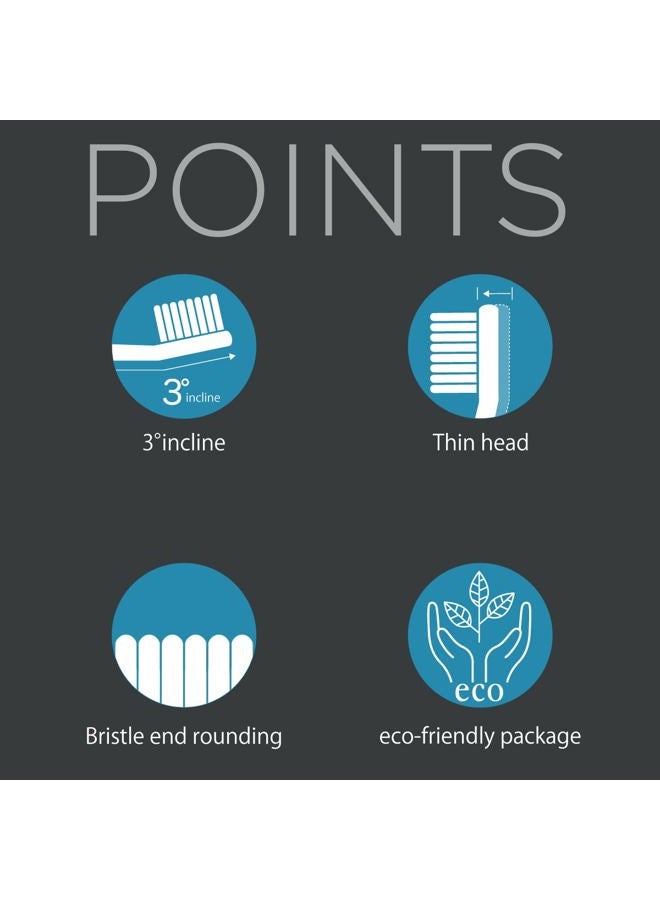 Soladey Ionic Toothbrush Replacement Brush Heads Refill, 4 Count -3 Row Medium Bristle - Image 3