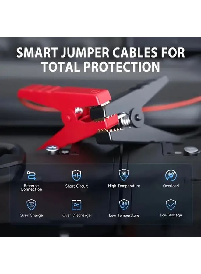 All In One 8000A Jump Starter With Air Compressor 150PSI 12V Portable Car Battery Booster - Image 5