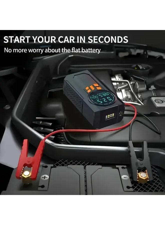 All In One 8000A Jump Starter With Air Compressor 150PSI 12V Portable Car Battery Booster - Image 4