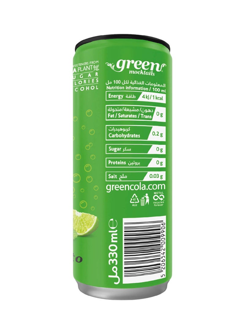 Green Cola Mojito Mocktails Can 330ml  - Image 3