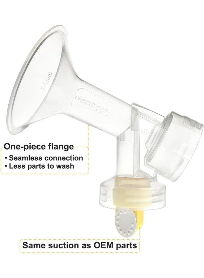 Nenesupply Compatible Pump Parts for Medela Breastpumps XX Small 19mm Breastshield Valve Membrane - Image 4