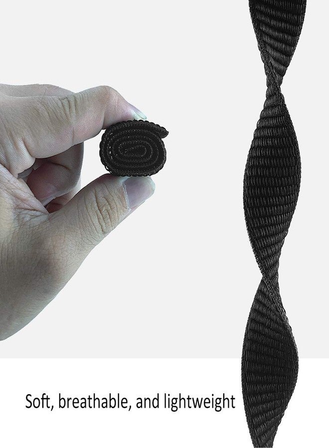 C2D JOY Elastic Nylon Strap compatible with Garmin vivofit Jr 1/2 Bands Replacement with Case for Kids-Black - Image 3