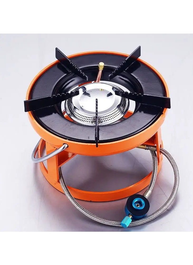 دي إل سي  موقد غاز محمول صغير الحجم للطهي والتخييم موقد غاز محمول صغير الحجم للطهي والتخييم Portable Mini Gas Stove for Cooking and Camping موقد غاز محمول صغير للتخييم موقد الطبخ Portable Mini Gas Stove Camping Cooking Stove موقد غاز محمول صغير للتخييم الطبخ Portable Mini Gas Stove for Camping Cooking  - Image 1