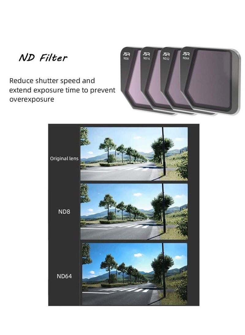 KASTWAVE Lens Filter Set for DJI Mavic 3 3 Pack Professional Camera Lens Filter for DJI Mavic 3 Filter for DJI Mavic 3 Drone Accessory Multi Coated Filters Combo Camera Lens CPL+ND8+ND16 - Image 3