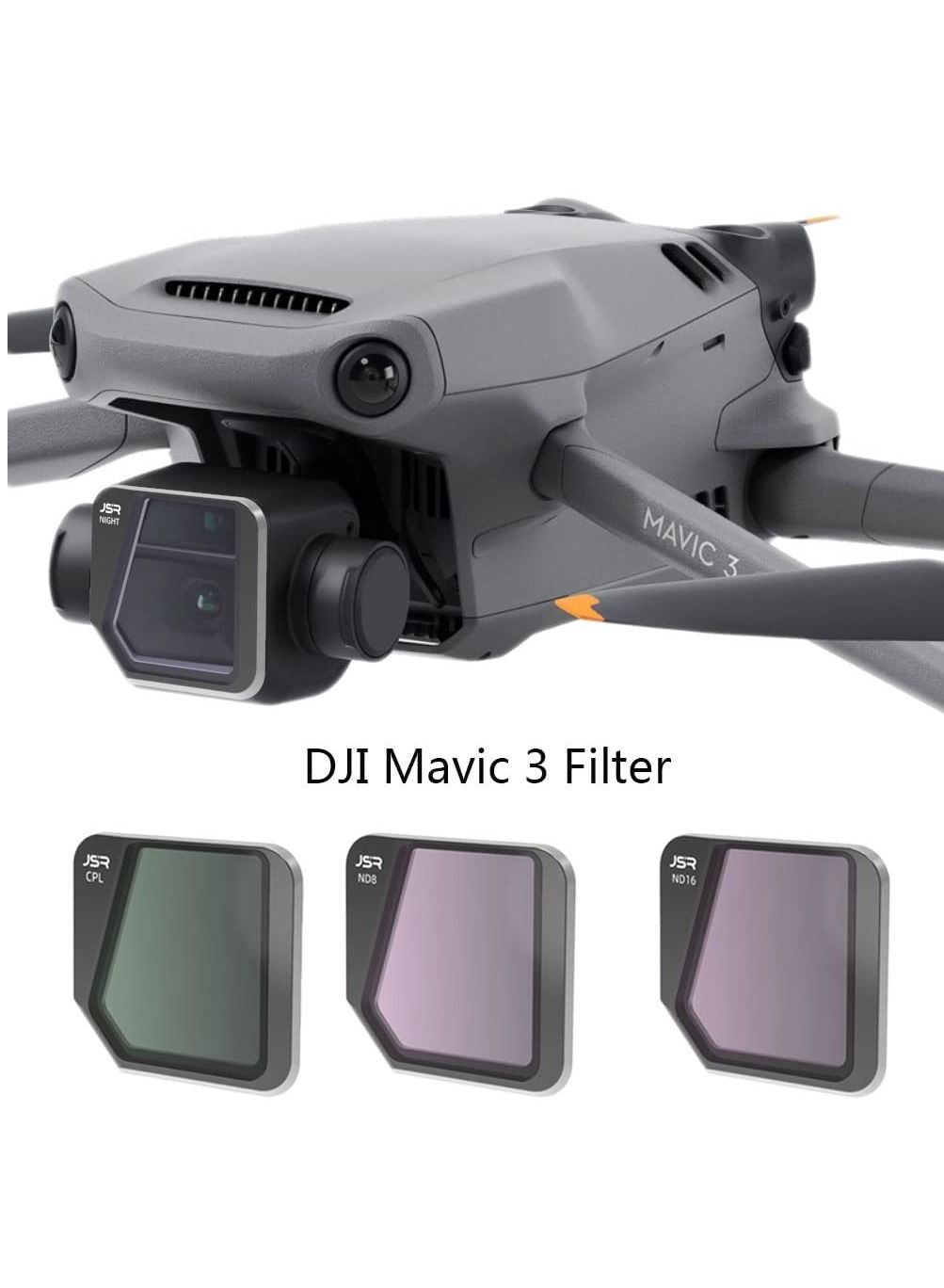 زاريو Zario Lens Filter Set For Dji Mavic 3 3 Pack