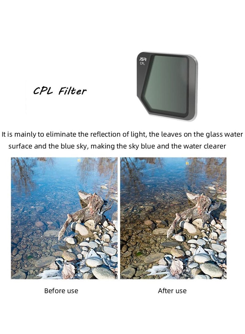 KASTWAVE Lens Filter Set for DJI Mavic 3 3 Pack Professional Camera Lens Filter for DJI Mavic 3 Filter for DJI Mavic 3 Drone Accessory Multi Coated Filters Combo Camera Lens CPL+ND8+ND16 - Image 2