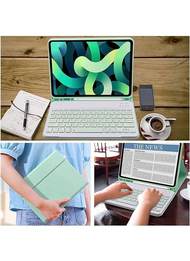 General - Keyboard Case for Samsung Galaxy Tab S9 Plus12.4 X810/816B/818U Magnetic Detachable Wireless Bluetooth Keyboard Soft TPU Stand Protective Case Built-in Pen Holder - Image 1