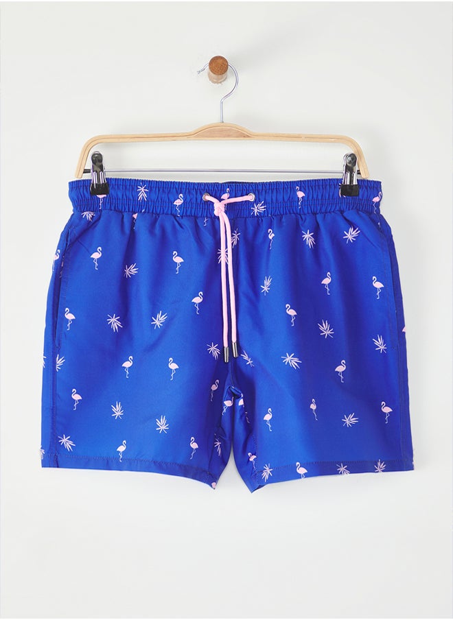 trendyol Blue Regular Standard Swim Shorts  - Image 1