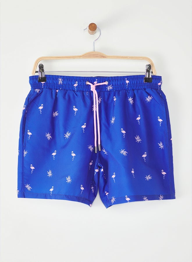 trendyol Blue Regular Standard Swim Shorts  - Image 1