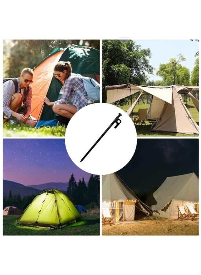Generic - 10pieces 40cm Outdoor Camping Tent Nails Camp Nails Steel Ground Nails - Image 1