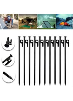 10pieces 40cm Outdoor Camping Tent Nails Camp Nails Steel Ground Nails