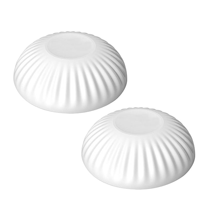 4 pcs New Silicone Punching Free Door Handle Bumper Wall Protector Door Guard (White) - Image 2
