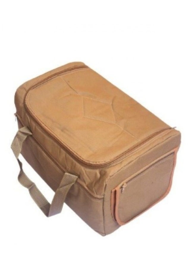 SMART HOME - A three-piece bag set, a picnic and travel bag, a zipper bag made of Tanzanian fabric with a waterproof layer - Image 1