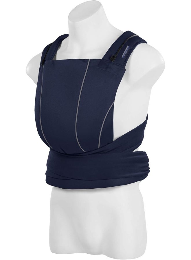 cybex حمالة الأطفال سايبكس مايرا تاي، حمالة أطفال قابلة للتعديل من حديثي الولادة حتى 33 رطل، لون دنيم أزرق، مقاس واحد - Image 2