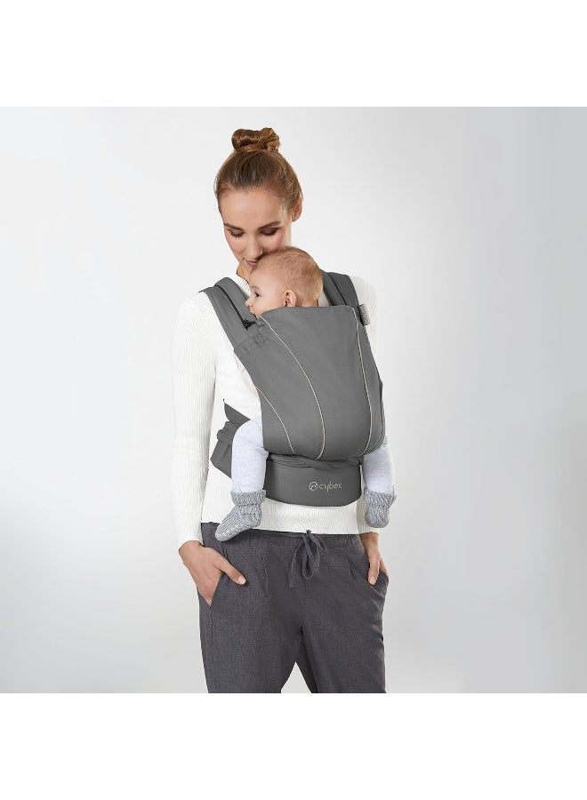 cybex حمالة الأطفال سايبكس مايرا تاي، حمالة أطفال قابلة للتعديل من حديثي الولادة حتى 33 رطل، لون دنيم أزرق، مقاس واحد - Image 3