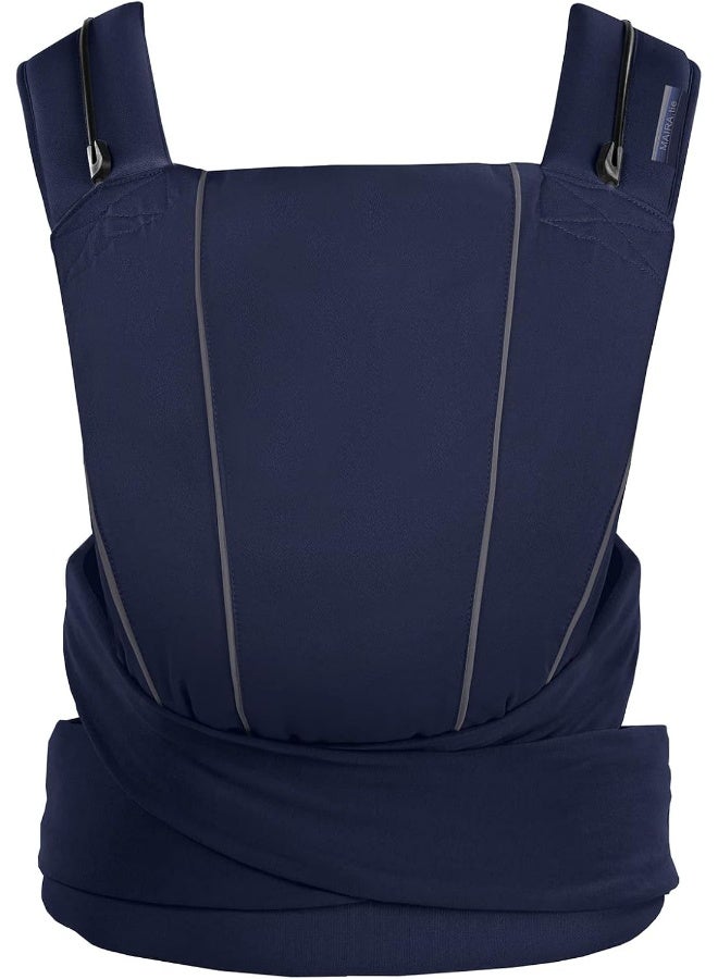 cybex حمالة الأطفال سايبكس مايرا تاي، حمالة أطفال قابلة للتعديل من حديثي الولادة حتى 33 رطل، لون دنيم أزرق، مقاس واحد - Image 1