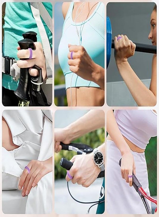 INOCEAN 2 Pcs Ring, Ring Cover, Ring Protector, Smart Ring Protector Sleeve Accessories Silicone Ring Cover Working Out Accessories Men Women (S 6,7,8,9,10) - Image 5