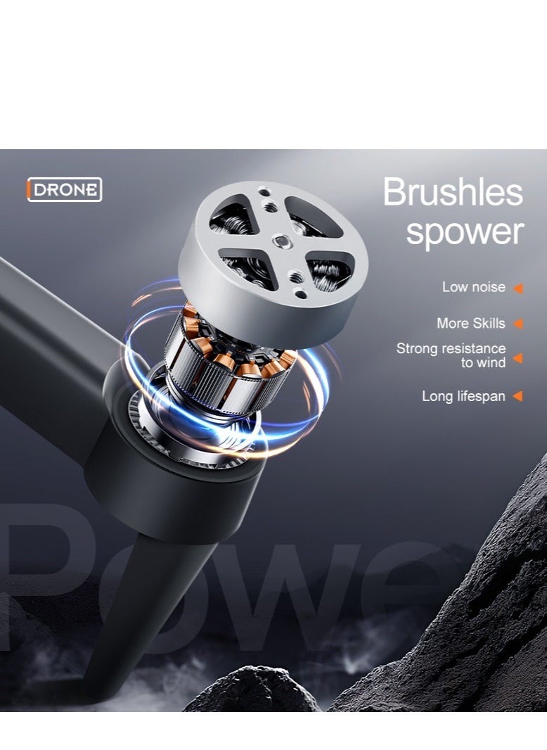 Generic - YT151 Optical Flow Obstacle Avoidance, High-Definition Aerial Photography, Brushless Power, Optical Flow Hovering, 360° Roll, High-Definition Image Transmission, Anti-Fall And Collision Resistance, Long-Lasting Battery Life, Mobile Phone Control, Intelligent Remote Control Drone（3 Batterires) - Image 1