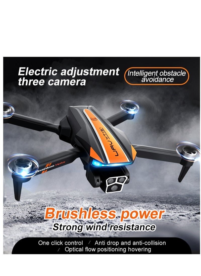 Generic - YT151 Optical Flow Obstacle Avoidance, High-Definition Aerial Photography, Brushless Power, Optical Flow Hovering, 360° Roll, High-Definition Image Transmission, Anti-Fall And Collision Resistance, Long-Lasting Battery Life, Mobile Phone Control, Intelligent Remote Control Drone（3 Batterires) - Image 1