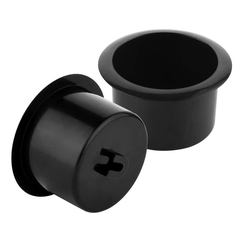Brozon Cup Holders, Plastic Cup Can Bottle Holder, Boat Cup Holder Insert Replacement Container for Couch Car Sofa Boat Rv Recliner Truck Poker Table Black Pack of (4) - Image 4