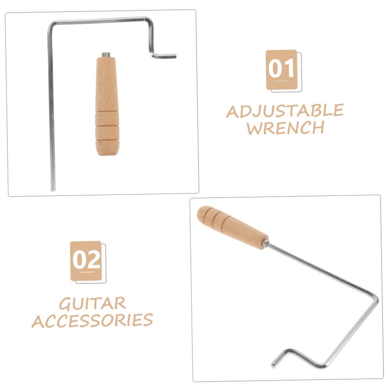 Guitar Truss Rod Wrench Tool For Adjustment Lightweight With Handle Black - Image 4