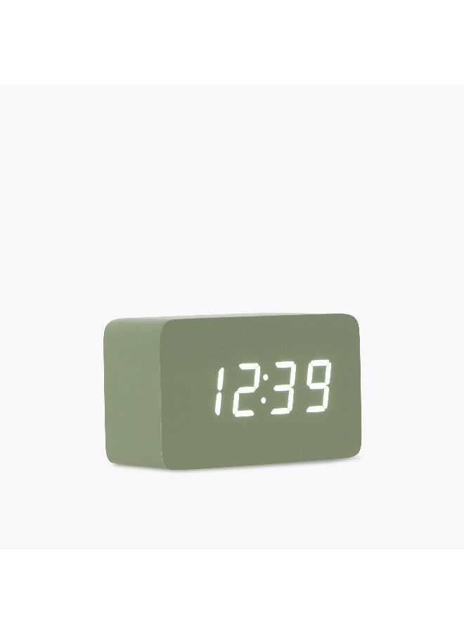 LIFESTYLE Digital LED Alarm Clock in Green - Image 2