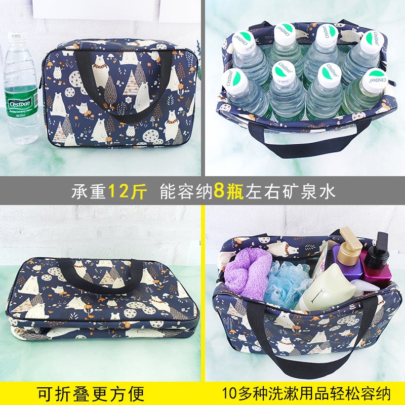 Travel Wash Bag Cartoon Bath Makeup Bag Women'S Portable Men'S Large Capacity Portable Bath Pocket Bath Bag Storage Bath Bag - Image 4