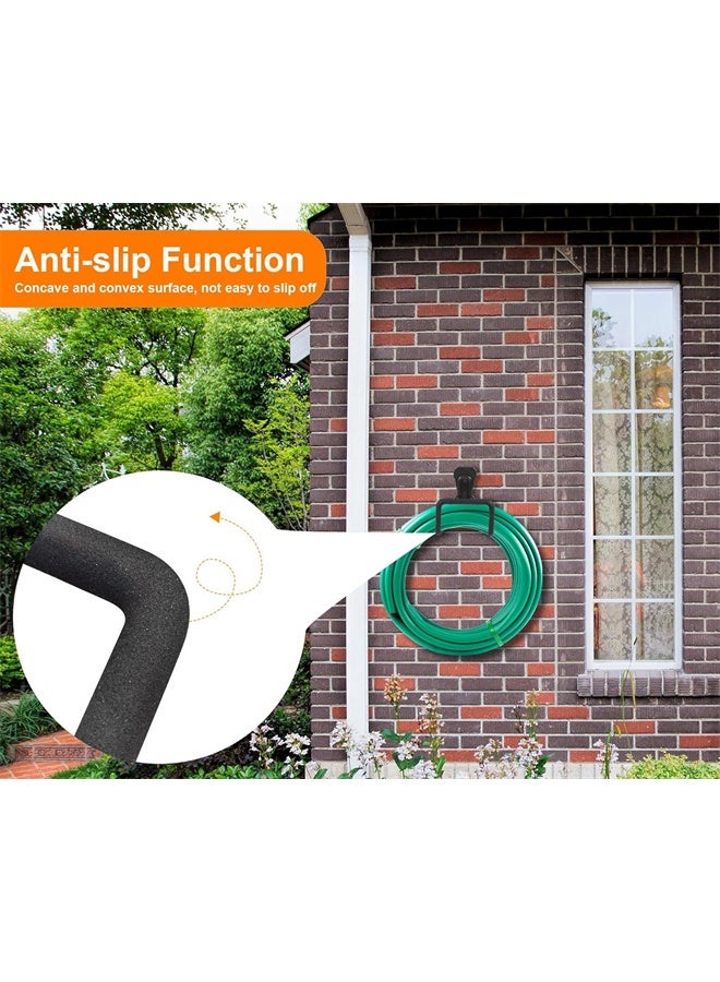 HOMESTAR Metal Garden Hose Holder, Heavy Duty Hose Hanger, Wall Mounted Holder for Outside Yard, Durable - Image 5