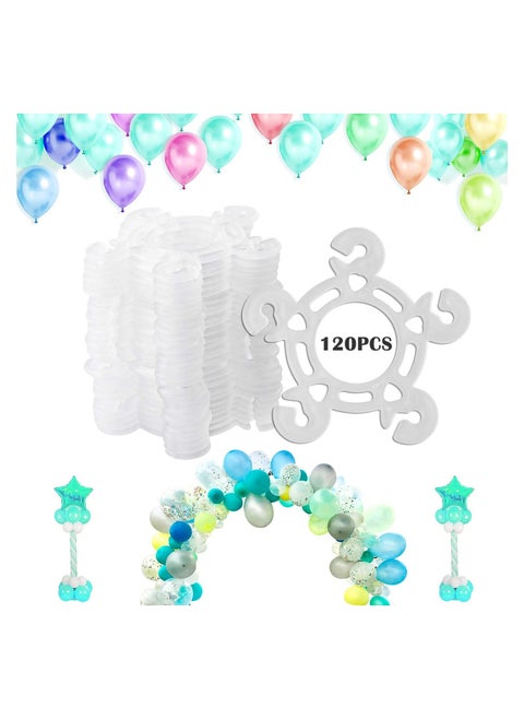 Tinabless Balloon Clips and Connectors for Balloon Arches, Columns, and Flower Decorations - Perfect for Party Decor and Event Styling.