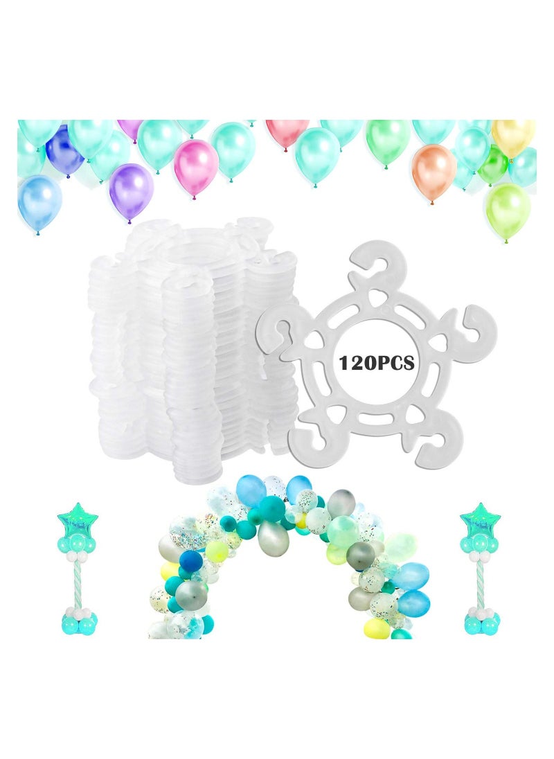 null - Tinabless Balloon Clips and Connectors for Balloon Arches, Columns, and Flower Decorations - Perfect for Party Decor and Event Styling. - Image 1