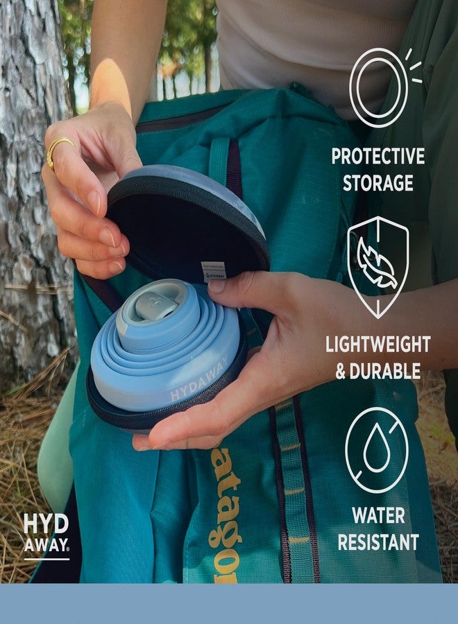 HYDAWAY Travel Case for Collapsible Bottles, Bowls & Cups - Protective Storage with Carabiner Clip - Durable, Water-Resistant, TSA-Friendly - Image 3