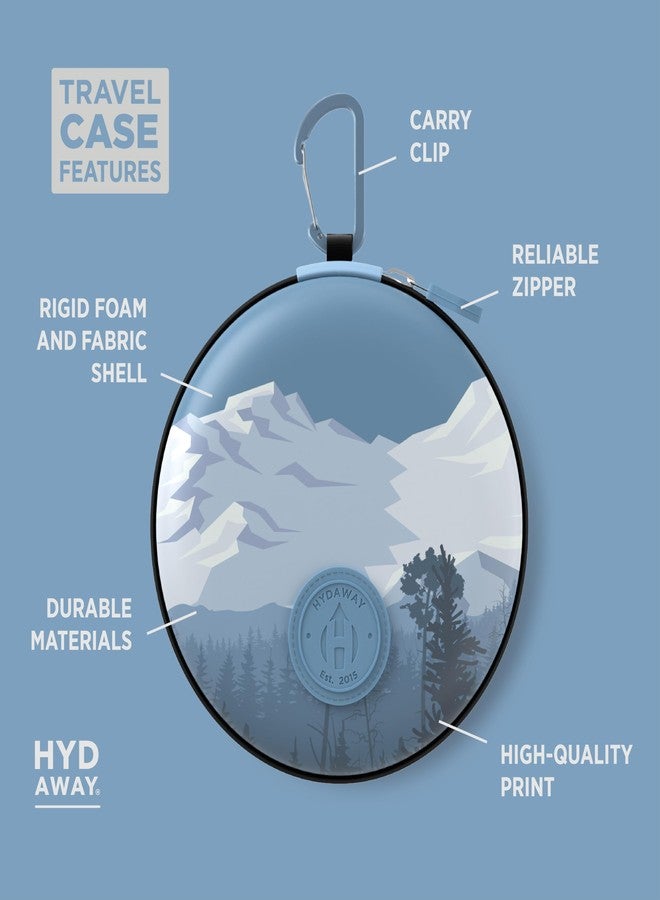 HYDAWAY Travel Case for Collapsible Bottles, Bowls & Cups - Protective Storage with Carabiner Clip - Durable, Water-Resistant, TSA-Friendly - Image 5
