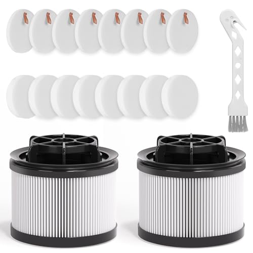 Leemone 18 PCS LVAC-300 / LVAC-200 MAX Vacuum Cleaner Replacement Filter, Compatible with Levoit Cordless Stick Vacuum Cleaner LVAC-300 Pro & LVAC-200 MAX, Filter Model No. LSV-V202F-WUS - Image 1