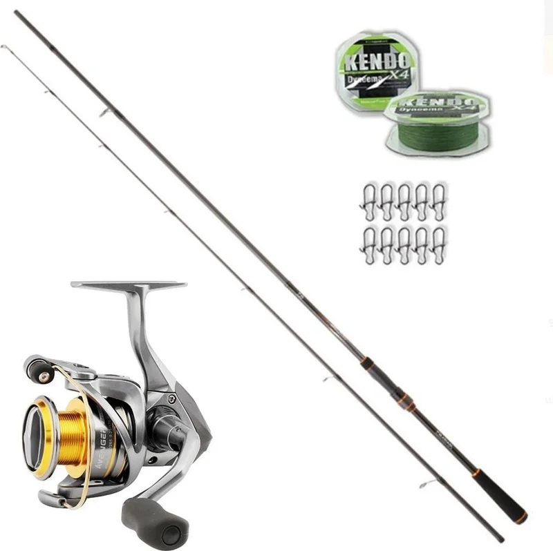 أوكوما Avenger 4000 - Daiwa Crossfire 270CM 10-35GR Spin Fishing Rod Set