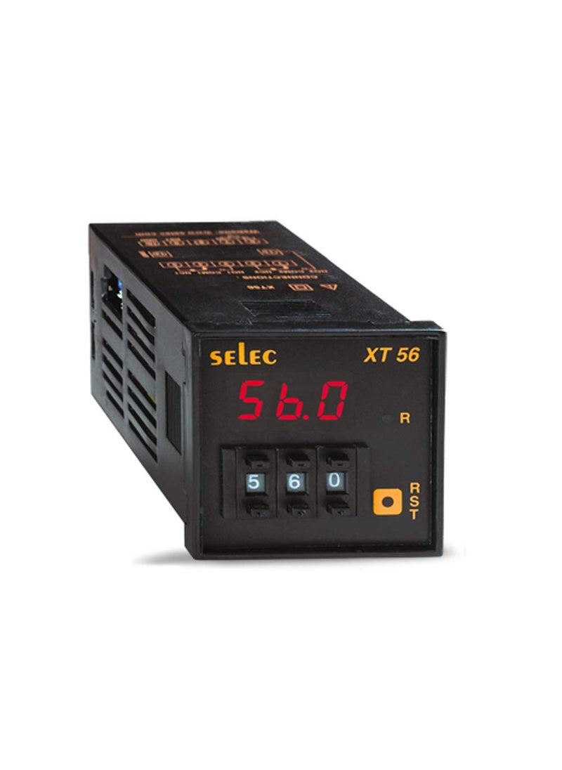 Selec Selec Dig Timer With High Accuracy Push Wheel Setting 48X48mm XT56N 
