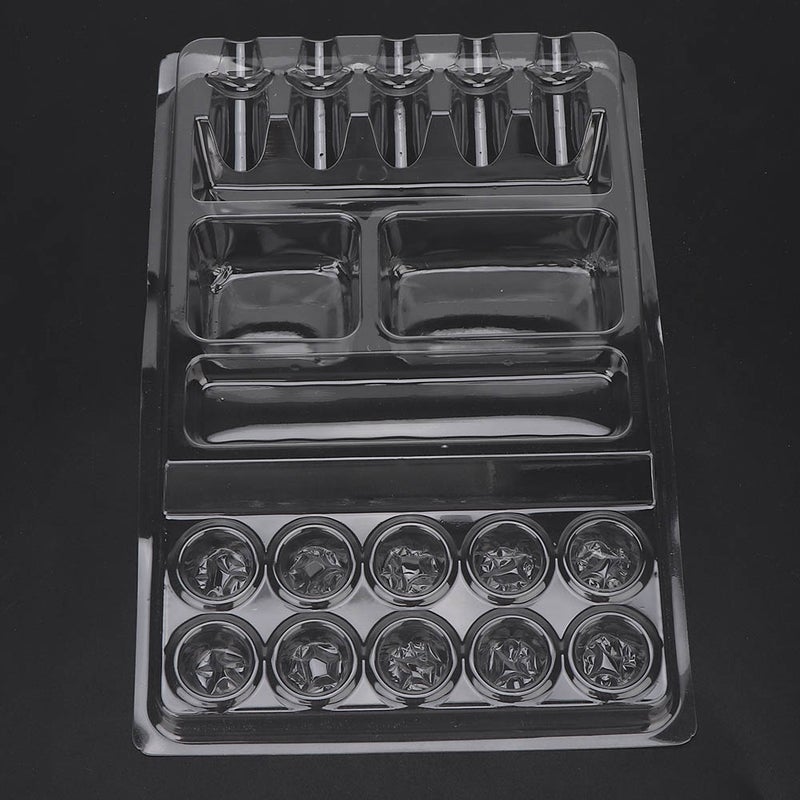 25pcs Disposable Tattoo Ink Pigment Tray Stand Tattoo Needle Head Holder Container - Image 3