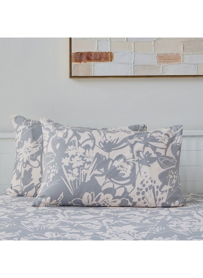 Home Box Aurora Heya 2-Piece Printed Cotton Pillow Cover Set 75 x 50 cm  - Image 2